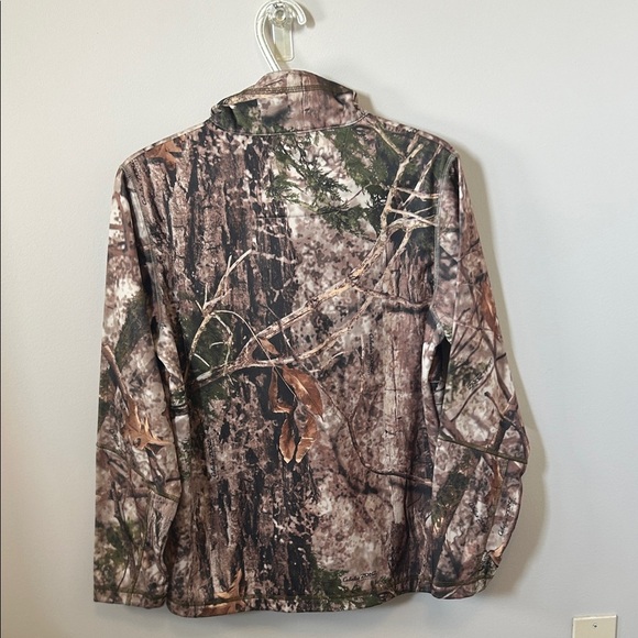 Cabela's Youth Camouflage Quarter-Zip Pullover - Picture 4 of 6